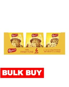 Bauducco Mini Panettone and Chocottone 6 Units / 80 g / 2.8 oz