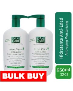 Vital Care Aloe Vera Anti-aging Moisturizing Lotion 2 Units / 950 mL / 32 oz