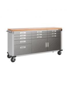 Ultra HD Seville Workbench and Storage Table with Wheels