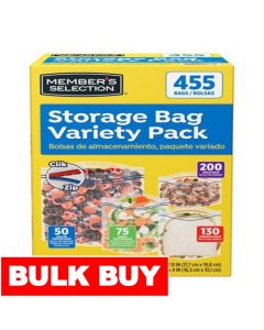Selection Resealable Bags Variety Pack 455 Units