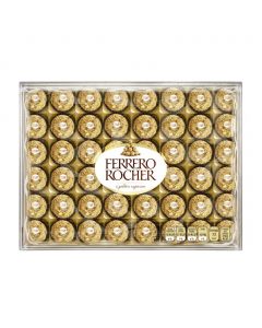 Ferrero Rocher Hazelnut and Chocolate Cream Filled Chocolates 48 Units / 12.5 g / 0.4 oz