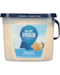 Blue Ribbon Vanilla Ice Cream 3.78 L / 1 gal