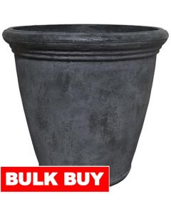 DGP Decorative Polyethylene Planter in Charcoal Color 50.8 cm x 40.96 cm / 20" x 16.13"