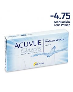 Acuvue Oasys -4.75 Esferico Contact Lenses 6 Units