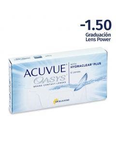 Acuvue Oasys -1.50 Esferico Contact Lenses 6 Units