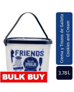 Blue Ribbon Cookies and Cream Ice Cream 3.78 L / 128 oz