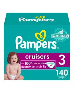 Pampers Cruisers Diapers Size 3 / 140 Units