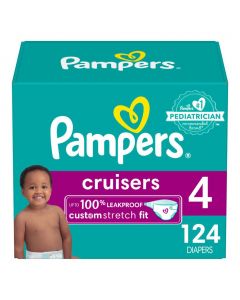 Pampers Cruisers Diapers Size 4 / 124 Units