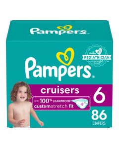 Pampers Cruisers Diapers Size 6 / 86 Units
