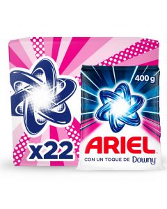 Ariel Laundry Detergent Powder with a Touch of Downy and Biodegradable Active 8.8 kg
