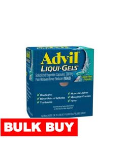 Advil Solubilized Ibuprofen Capsules 100 Units / 200 mg
