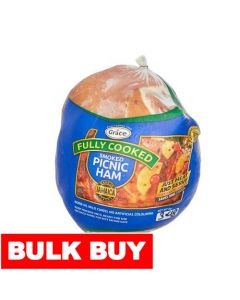 Grace Kennedy Smoked Picnic Ham 3.2-3.8 kg / 7.0-7.9 lb