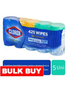 Clorox Wet Wipes for Cleaning and Disinfecting 5 Units / 85 Wipes