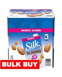 Silk Almond Original Unsweetened Beverage 6 Units / 946 mL / 32 oz