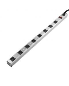 ProHT 8-Outlet Aluminum Power Strip with 3 ft. Power Cord