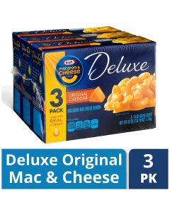 Kraft Macaroni & Cheese Deluxe 3 Units 397 g  / 14 oz