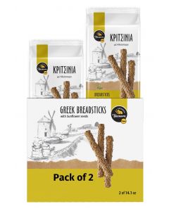 Tsatsakis Sunflower Seed Breadsticks 2 Packs 400 g / 14.1 oz