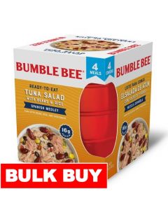 Bumble Bee Tuna with Rice, Beans, and Vegetables Bowls - Spanish Medley 4 Units / 160 g / 5.64 oz