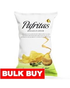 Pafritas Potato Chips with Extra Virgin Olive Oil and Sea Salt 500 g / 17.64 oz