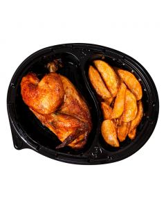 Selection Half Rotisserie Chicken with Potato Wedges
