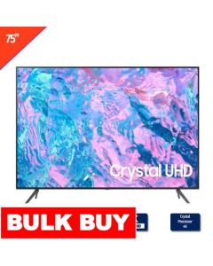 Samsung 190.5 cm / 75" Inches Smart Tizen 4K LED UHD TV UN75CU8000FXZA