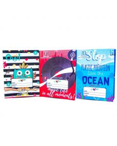 Winners Single Line Exercise Book with Assorted Designs 24 Units