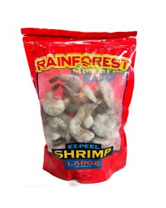 Rainforest Seafood Peeled Shrimp 31/40 Frozen in Bag 680 g / 24 oz