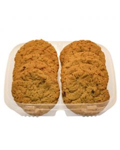 Selection Freshly Baked Oatmeal and Raisins Cookies 12 Units