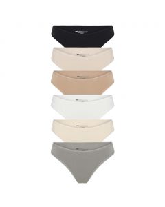 ’s Selection Women's Size L High-Cut and Bikini Panties 6 Units