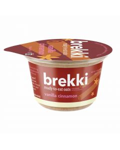 Brekki Ready to Eat Oats Vanilla Cinnamon 6 Units 150 g / 5.3 oz