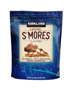 Kirkland Signature Clusters Chocolate Coated Cookies with Caramel and Marshmallow Filling 748 g / 26.3 oz