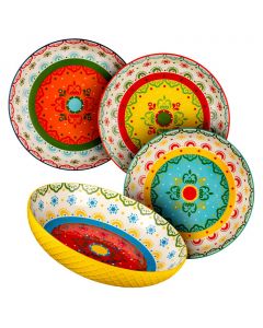 Signature Housewares Deep Stoneware Bowl Set of 4