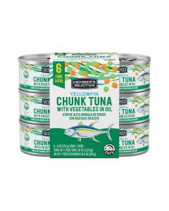 Selection Yellowfin Tuna with Vegetables in Oil 6 Units / 170 g