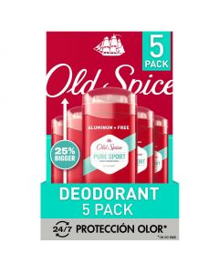 Old Spice Male Essence Deodorant Pure Sport 5 Units / 85 g / 3 oz