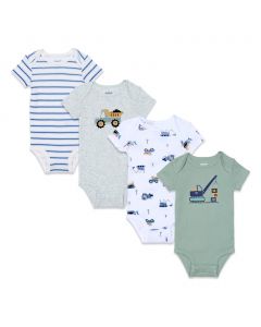 Pekkle Baby Boy Bodysuits 4 Units