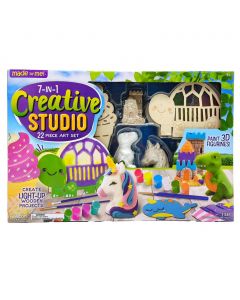 Made by Me 7-in-1 Art Set for Painting Wooden Figures