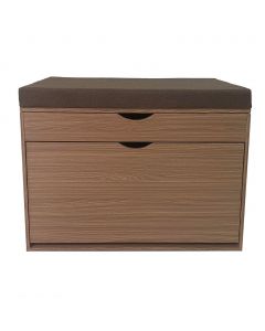 Shoe Storage Bench with Padded Seat