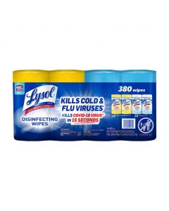 Lysol Virus and Bacteria Eliminating Disinfectant Wipes 4 Units / 95 Wipes