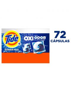 Tide Power Pods Ultra-Oxi Laundry Detergent 72 Capsules