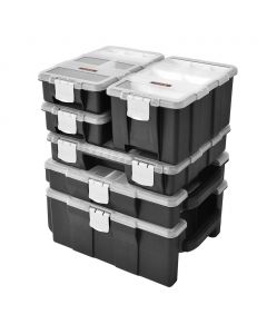 Tactix Organizer Boxes in Various Sizes Set 6 Pieces