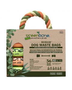 Greenbone Dog Waste Bags with Dispenser 432 Units