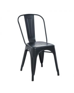Stainless Steel Black Chair