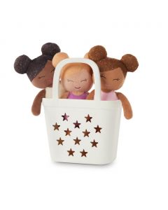 Lullababy Set of 3 Dolls in a Basket