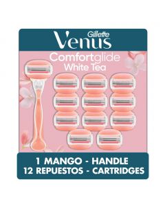 Gillette Venus Women's Shaver + 12 Moisturizing Cartridges