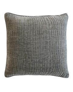 Sutton Place Decorative Pillow in Textured Polyester Fabric 45 cm x 45 cm / 18" x 18"
