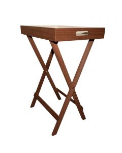 Portable Multipurpose Tray with Side Handles and Folding Stand