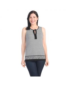Hilary Radley Sleeveless Blouse for Women