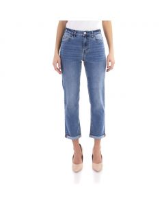 Suko Jeans Women's Mom Jeans with High Waist and Abdomen Control