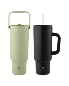 Manna Stainless Steel Beverage Tumblers Set 2 Pieces 1 182.94 mL / 40 oz