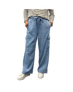 Tailor Vintage Women's Denim Cargo Trousers